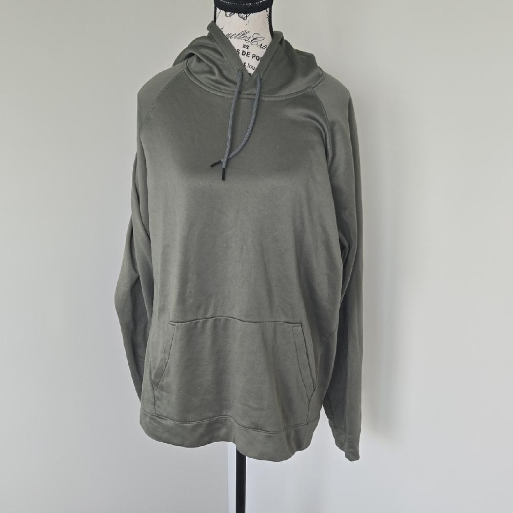 Old Navy Men's Dark Green Hoodie